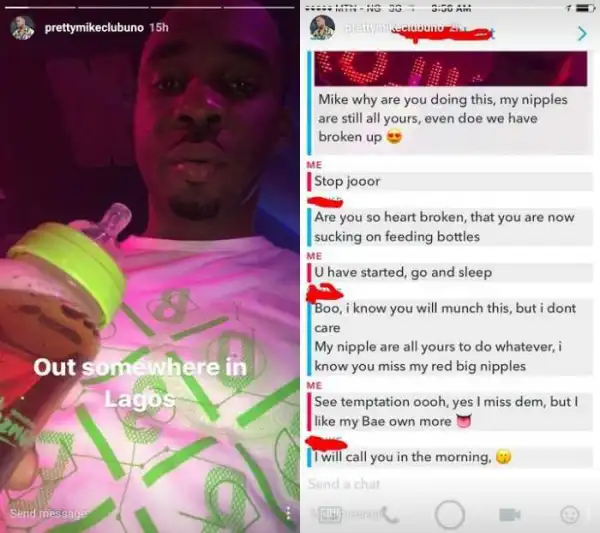 fiance blast - [pretty mike] "come and suck my n!pple" See What Happened Between Pretty Mike & His Ex-Girlfriend